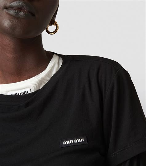 miu miu shirt black|where to buy miu michu.